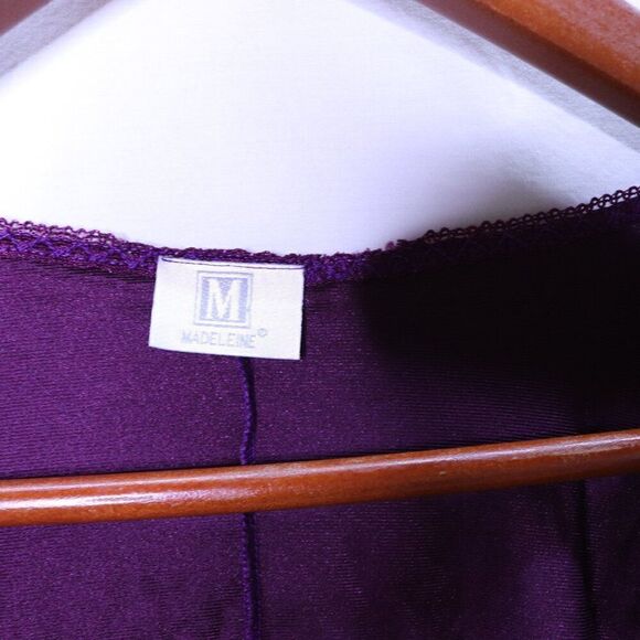 Vintage | 1980's Satin Bodysuit Large - Picture 4 of 9